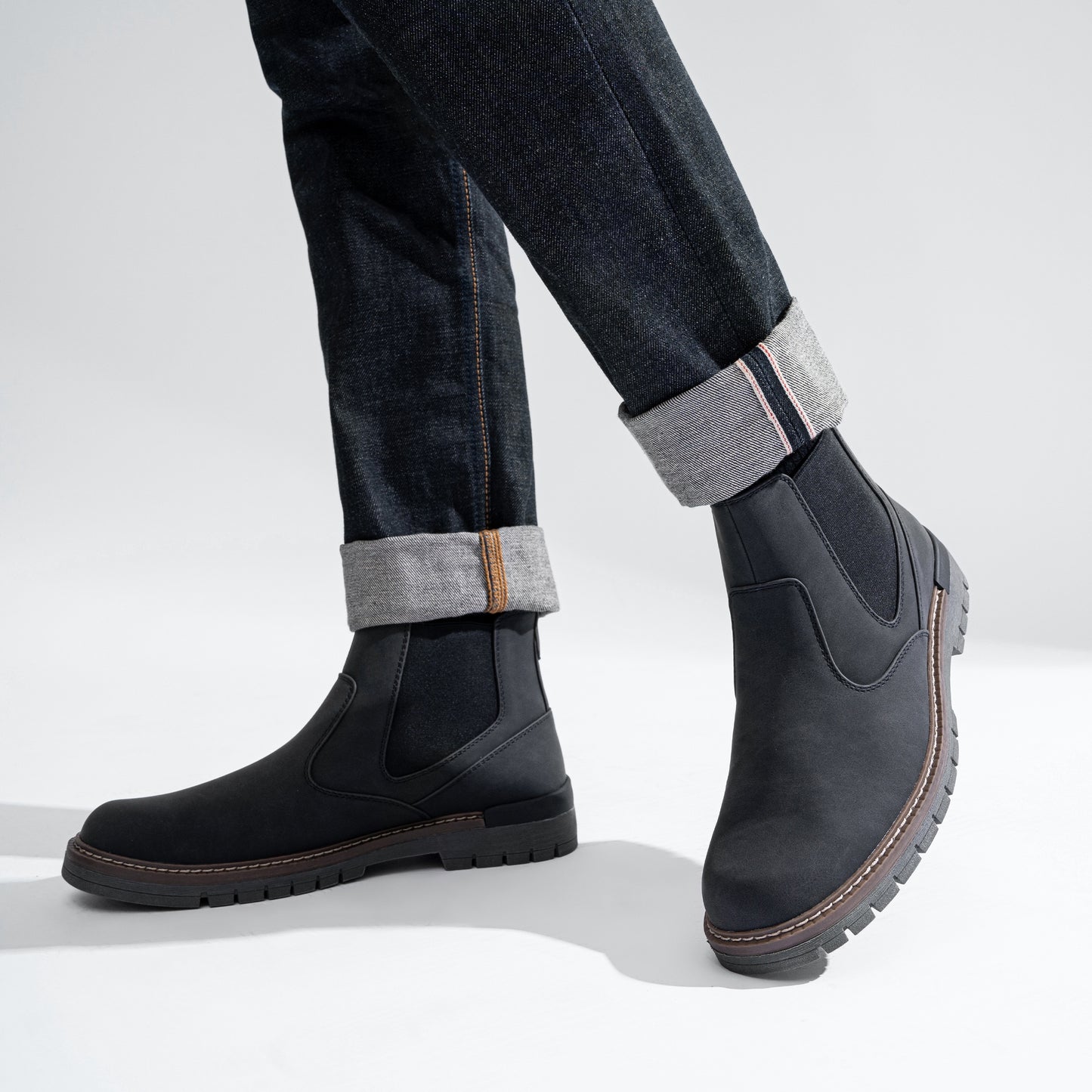 Classic Retro Chelsea Boots for Men - Slip-On, Casual, Comfortable, Ankle-High Boots with Elastic Sides - Perfect for Daily Wear