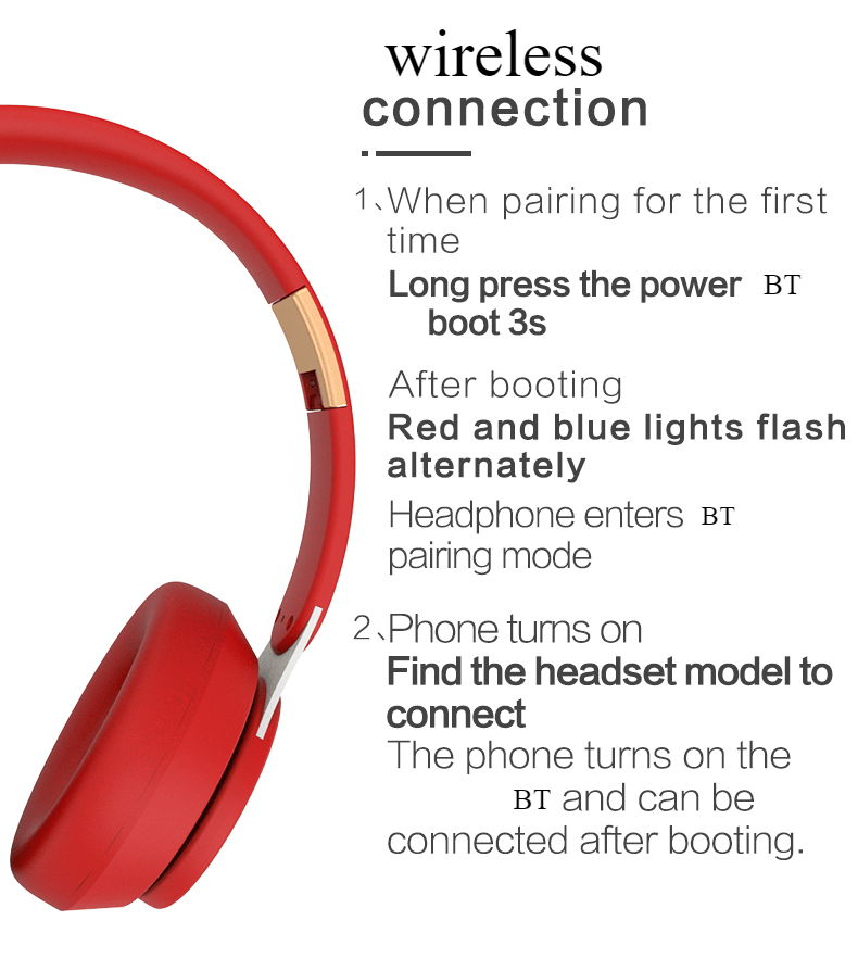 300-Hour Standby Time Wireless On-Ear Headphones - Active Noise Cancelling, Memory Foam, Fast Charging, Ideal for Travel, Home Office, Gym Workout - Pink