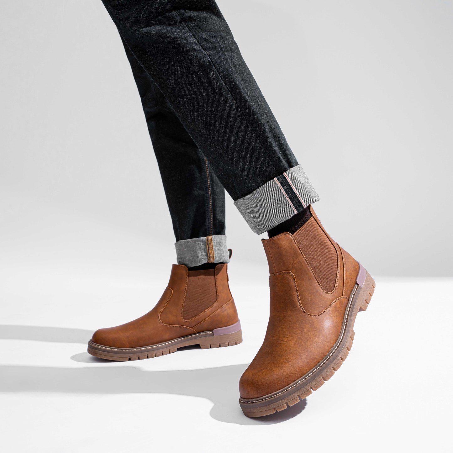 Classic Retro Chelsea Boots for Men - Slip-On, Casual, Comfortable, Ankle-High Boots with Elastic Sides - Perfect for Daily Wear