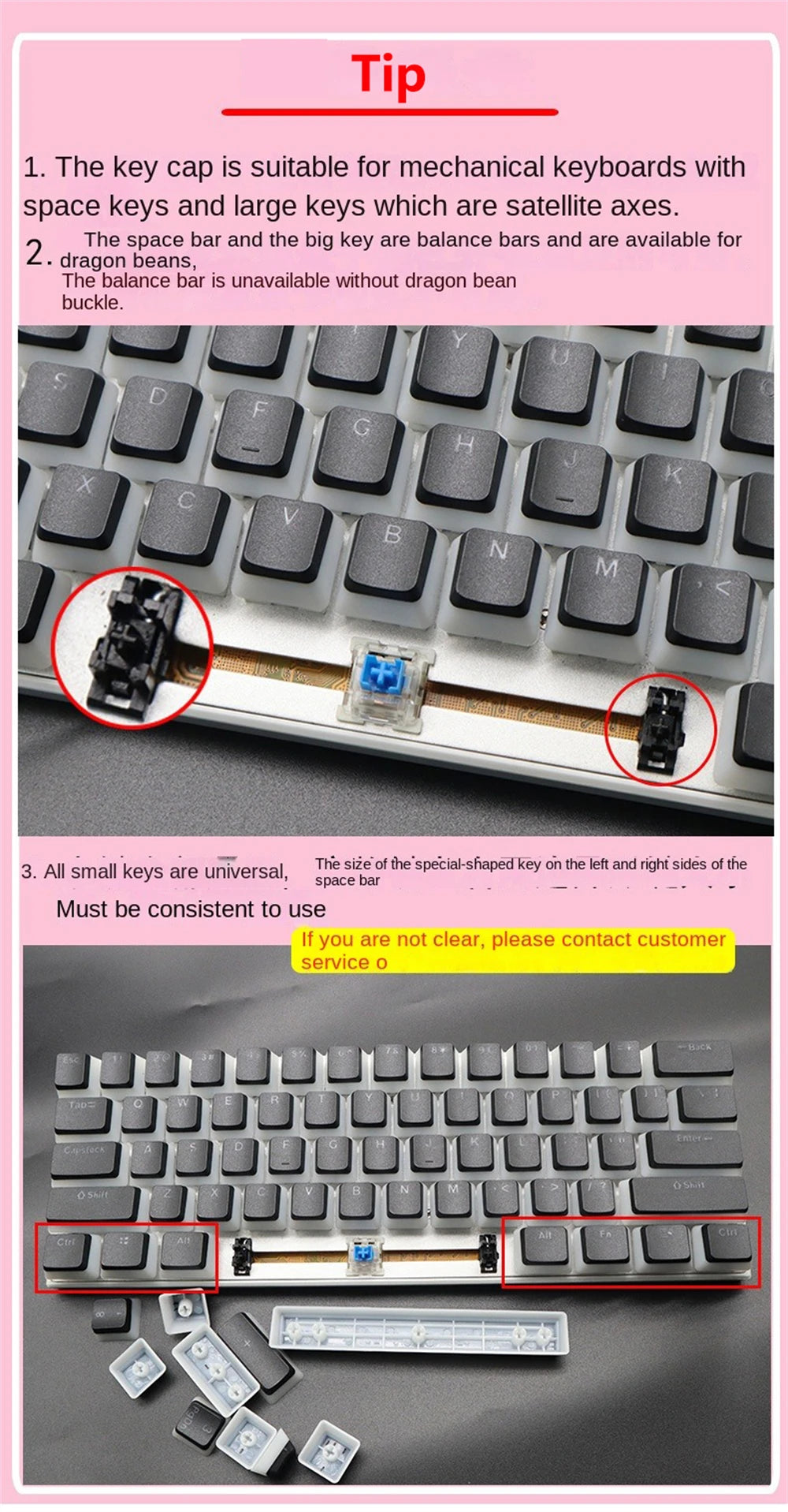 104 Keys PBT Pudding Keycap Two-color Injection OEM Profile DIY Keycaps MX Switch Gaming Mechanical Keyboard