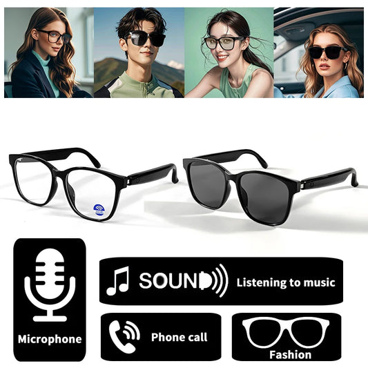 New smart bluetooth glasses wireless listen to music answer the phone open audio glasses men and women fashion single product