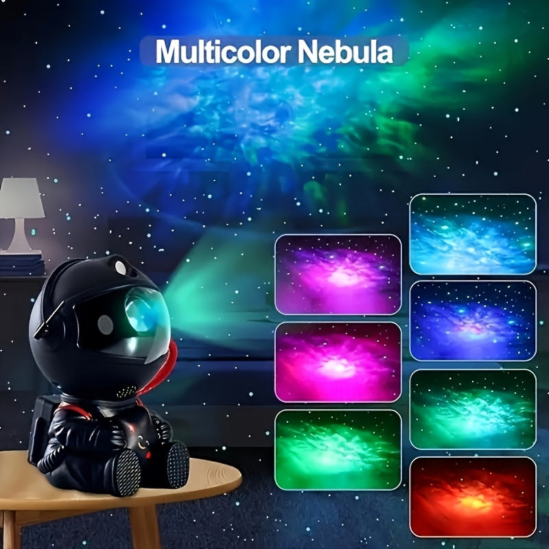 1pc Astronaut Galaxy Star Projector Bedroom Starry Night Light Flexible Projection LED Nebula Lamp