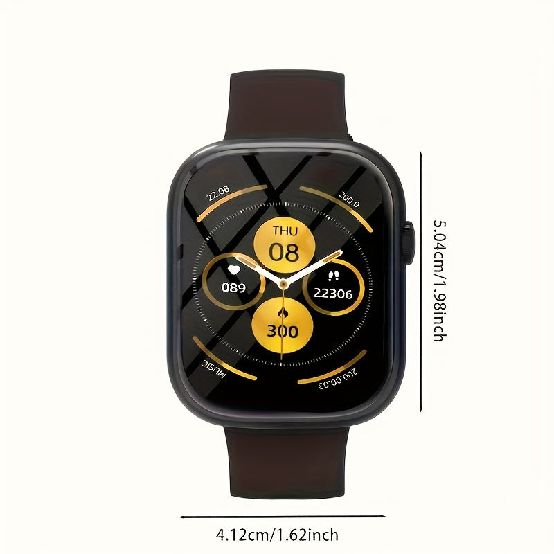 2024 New 2.01 Inch Touch Screen Dual Frequency, Unisex, Support Call Function, Incoming Call SMS Reminder, Multifunctional Fitness And Sports Smart Bracelet, Wireless Connection To Android And For Phone Cell Phone, Halloween,